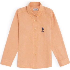 U.S. Polo Assn. Erkek Çocuk Kiremit Gömlek Basic 50284001-VR031