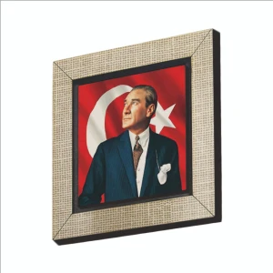 Atatürk Baskılı Mdf MAGNETKRT-099BUZDOLABI Süsü