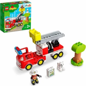 LEGO® DUPLO® İtfaiye Kamyonu 10969 - 2 Yaş & Üzeri Çocuklar için Eğitici Oyuncak Yapım Seti (21 Parça)