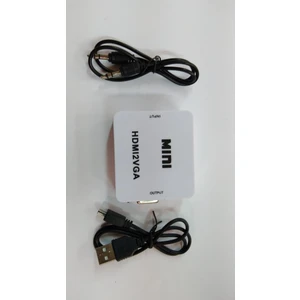 HDMI to VGA Çevirici Power Beslemeli