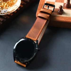 Hakiki Deri Saat Kordonu( 22MM ) Omega Nacar Seiko Tudor Citizen Lacoste Casio Fossil Calvin Klein Armani Tissot Klasik Saat Kordon Hardal Deri Kayış