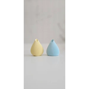 Laurel Wood Beton Dekoratif  Model Bohem Su Damlası(SARI-MAVİ)