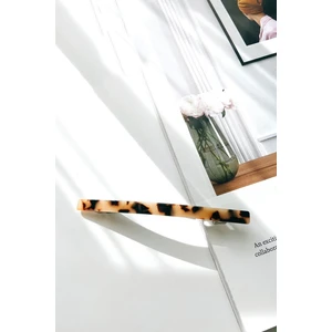 New Obsessions Plain Lüks Akrilik Kaplumbağa Sırtı Otomatik Saç Tokası