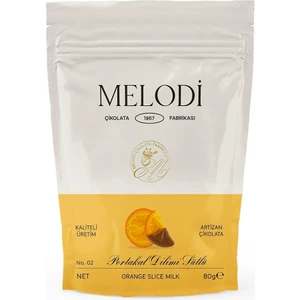 Melodi Çikolata Portakal Dilimi Draje 80G