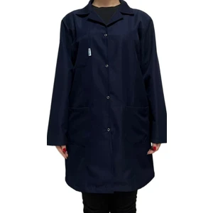 Çağdaş İş Güvenliği Ekipmanları Çağdaş Alpaka Kumaş Bayan Lacivert İş Önlüğü Stajyer Önlüğü Öğrenci Önlüğü Öğretmen Önlüğü