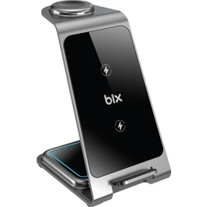 Bxmw3 15W 3’ü 1 Arada iPhone Apple Watch Tws Kulaklık Uyumlu Ultra Ince Manyetik Kablosuz Şarj Istasyonu