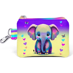 Coral High Kids Pembe Turkuaz Fil Desenli Bozuk Para Çantası 21932