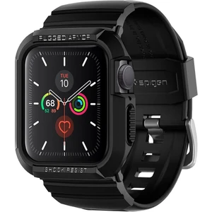 Apple Watch 41mm (Seri 9/8/7) Kılıf & Kordon Kayış Rugged Armor Pro Black - ACS00546