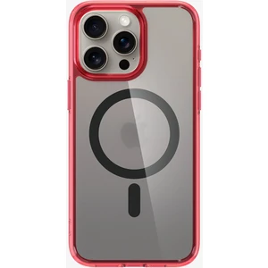 iPhone 15 Pro Kılıf Ultra Hybrid MagFit MagSafe özellikli Frost Deep Red - ACS07057
