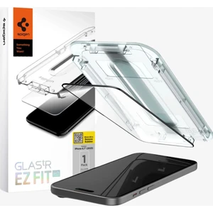 iPhone 15 Plus Cam Ekran Koruyucu Kolay Kurulum Tam Kaplayan GLAS.tR EZ Fit Full Cover HD Black - AGL06888