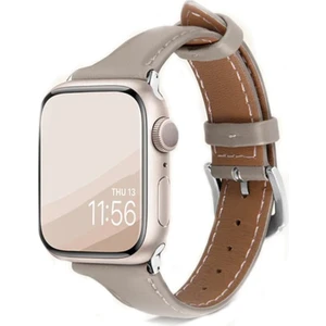 Ciel by CYRILL Apple Watch 42mm Seri 10 - 41mm Seri 9/8/7 - 40mm Seri SE2/SE/6/5/4 Kordon Kayış Kajuk Band Cream - AMP05440