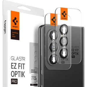 Galaxy Z Fold 5 Kamera Lens Camı Koruyucu Kolay Kurulum GLAS.tR EZ Fit Optik Pro (2 Adet) Black - AGL06524