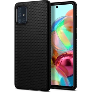 Galaxy A71 Kılıf Liquid Air Matte Black - ACS00602