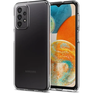 Galaxy A23 5G ile uyumlu Kılıf Liquid Crystal 4 Tarafı Tam Koruma Crystal Clear - ACS04594