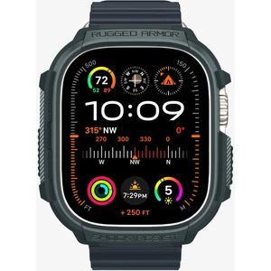 Apple Watch 49mm (Ultra 2/1) Kılıf Rugged Armor Abyss Green - ACS07383