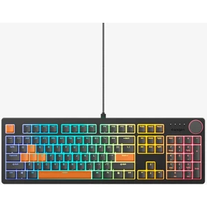 ArcPlay RGB Ingilizce Q Kablolu Mekanik Gaming Klavye Oyuncular İçin Tasarlandı Multi-Fonksiyon Ses Ayarı (Cherry MX Brown Switch / 8000 HZ Rapid Speed for Performance) PJ2100US - APP06427