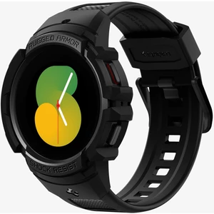 Galaxy Watch 5 / 4 (44mm) Kılıf & Kordon Kayış Rugged Armor Pro Black - ACS05394