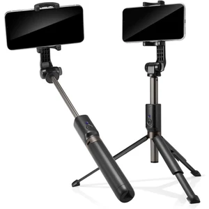 Tripod Kumandalı Kablosuz Bluetooth Selfie Çubuğu S540W Black - 000SS24111