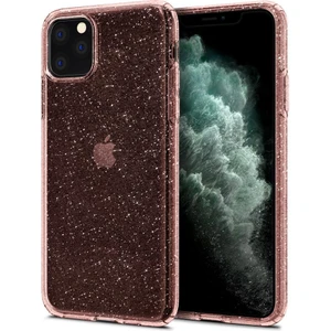 iPhone 11 Pro Max Kılıf Liquid Crystal Glitter Rose Quartz - 075CS27132