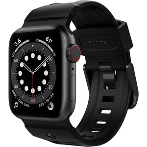 Apple Watch 42mm Seri 10 - 41mm Seri 9/8/7 - 40mm Seri SE2/SE/6/5/4 Kordon Kayış Rugged Band Matte Black - AMP02855