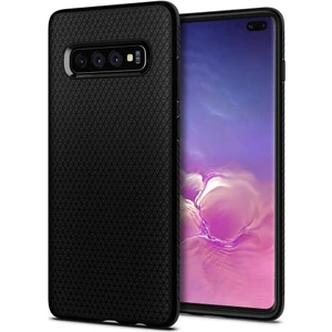 Galaxy S10 Plus ile Uyumlu Kılıf Liquid Air Matte Black - 606CS25764