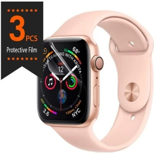 Apple Watch 41mm/40mm/38mm (Seri 9/8/SE2/7/6/SE/5/4/3/2/1) Ekran Koruyucu Film Neo Flex HD (3 Adet) - 061FL25575
