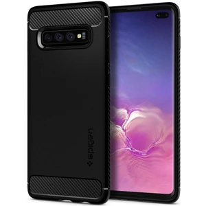 Galaxy S10 Plus ile Uyumlu Kılıf Rugged Armor Matte Black - 606CS25765
