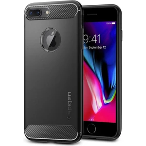 iPhone 8 Plus - iPhone 7 Plus Kılıf Rugged Armor Matte Black - 043CS20485