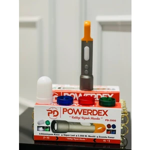 PD-3900 Ultra Parlak Cob LED 9 Modlu Askılı Şarjlı El Feneri