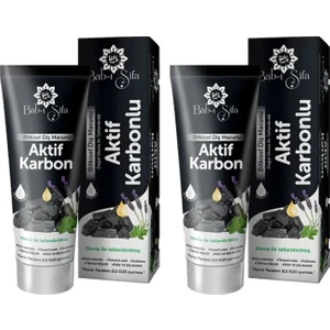 Bab-I Şifa Bitkisel Diş Macunu Aktif Karbon 140gr*2