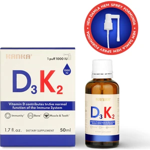 Vitamin D3+K2 Damla ve Sprey 50ML