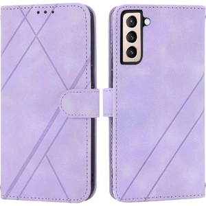Mays Shop Samsung Galaxy S21 Fe 5g Için Filp Durumda Kickstand Bilek Kayışı El Cüzdan (Yurt Dışından)