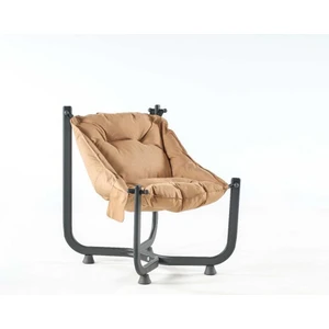 Minderli Asma Koltuk Bahçe Balkon Puf