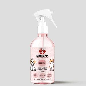 Mally Pet Professionel Pet Care Evcil Hayvanlar Için Koku ve Sprey Japon Kiraz Çiçeği Kokulu 250 ml
