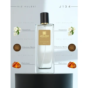J134 - Amber Beyaz Çiçekler Yasemin Kokulu 50ML Kalıcı Edp Kadın Parfüm