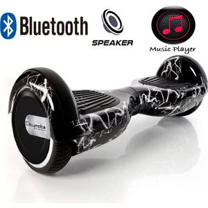 Elektrikli Kaykay Hoverboard Bluetooth Hoparlörlü 6.5 Inch Akıllı Dengeli Grafiti Desenli