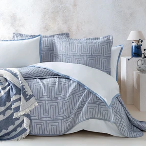 Harlow Çift Kişilik Fall Winter 8 Parça Çeyiz Seti - Indigo