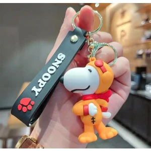 Piraye Gift Anahtarlık Snoopy  Karakterleri Silikon Anahtarlık Çanta Süsü