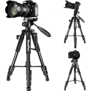 Neepho Profesyonel Tripod  Bluetooth Kumandalı ve Telefon Tutuculu Ayarlanabilir 175 cm 3 Ayak Kamera Standı