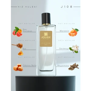 J108 - Afrodizyak Etkili Tatlı Beyaz Çiçekler Bal Karamel Kokulu 50ML Kalıcı Edp Kadın Parfüm