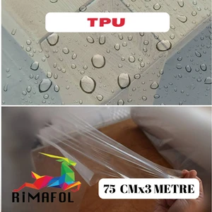 Mobilya Mermer Yüzey Boya Tpu Koruma Filmi 75CMX3METRE