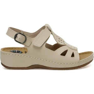 166375.Z4FX Bej Kadın Comfort Sandalet