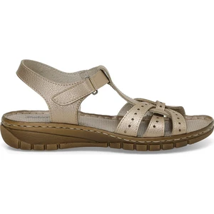158589.Z4FX Altın Kadın Comfort Sandalet