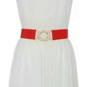 Brand & Belt Gold Tokalı Lastikli Kemer