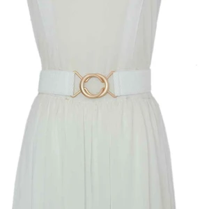 Brand & Belt Gold Tokalı Lastikli Kemer