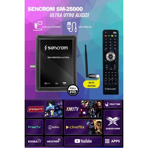 SM-25000 Ultra Hd Uydu Alıcısı