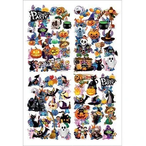 Parti Dükkanım Halloween Cadılar Bayramı Sticker 33*48 Cm