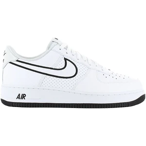 Air Force 1 Low 07 - Erkek Ayakkabı Deri Beyaz FJ4211-100 44,5 - Siyah Beyaz