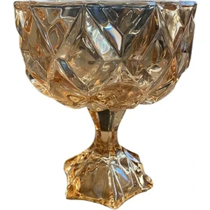 Kitchen Design Lab Zarif Rose Gold Ayaklı Cam Şekerlik, Lokumluk,çikolatalık,ikramlık,sunumluk Kase