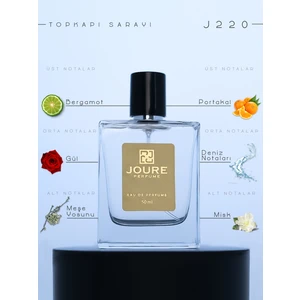 J220 -  Deniz Notaları Limon Bergamot Kokulu 50ML Kalıcı Fresh Edp Erkek Parfüm